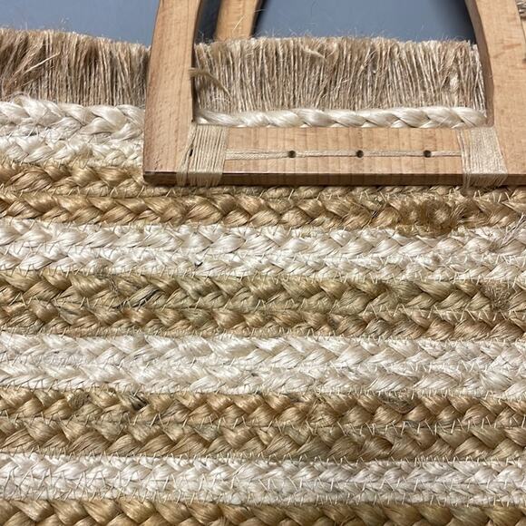 NWT Antik Kraft Tote Jute Bag - Picture 5 of 9